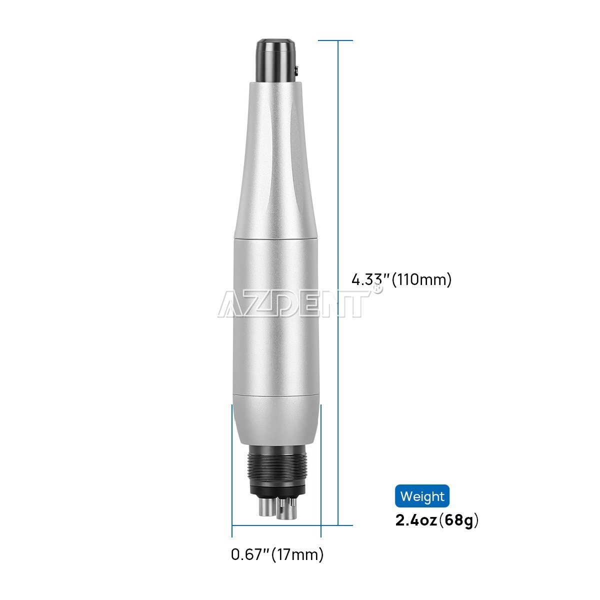 NSK Style Dental Hygiene Prophy Handpiece Air Motor 4H 4:1 Nose Cone 360° Swivel