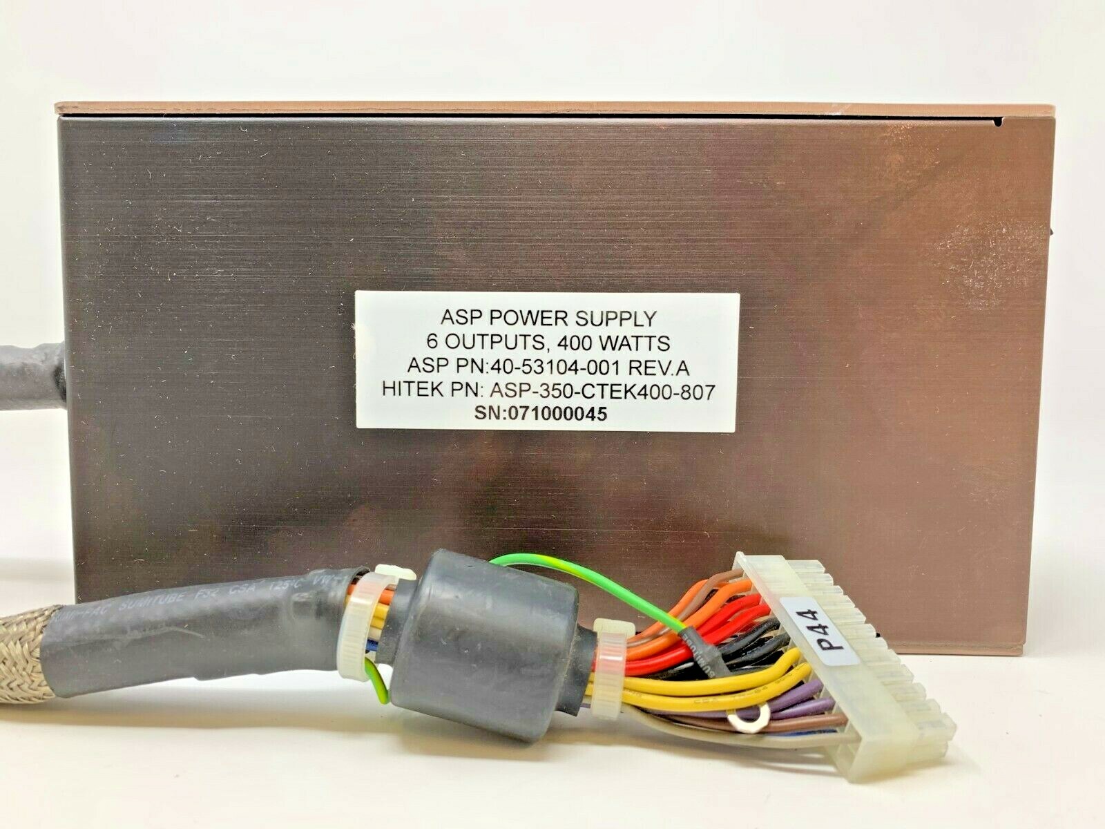 ASP Sterrad NX Power Supply HITEK POWER SUPPLY ASP-350-CTEK400 100-240Vac