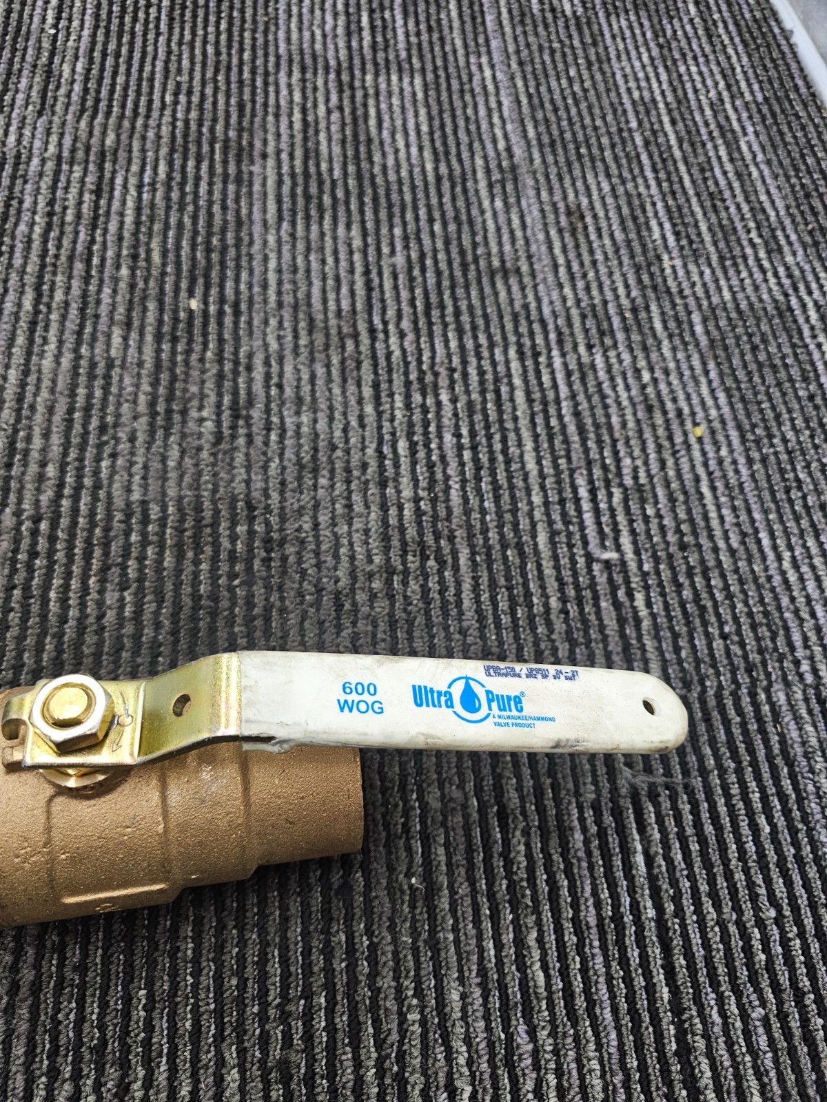 Milwaukee Ultrapure UPBA-150 UP8511 Sweat Ball Valve 600 WOG 24-27 Bronze