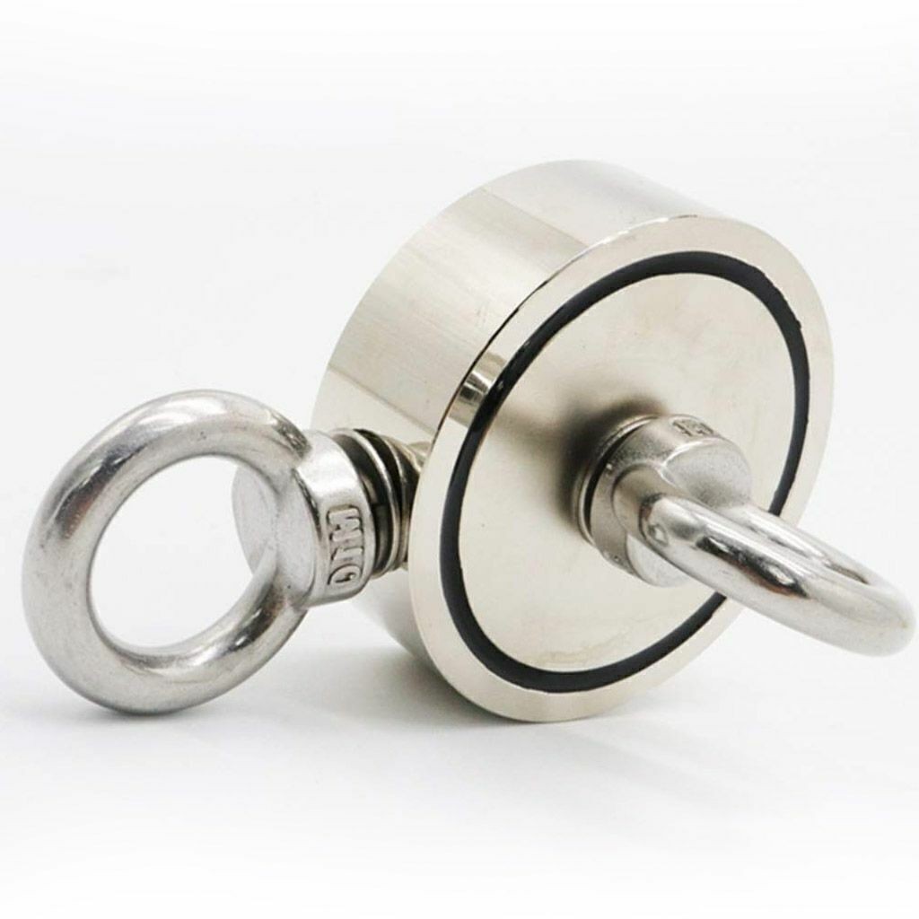 500-600LB Fishing Magnet Kit Strong Neodymium Pull Force Treasure Hunt / Rope