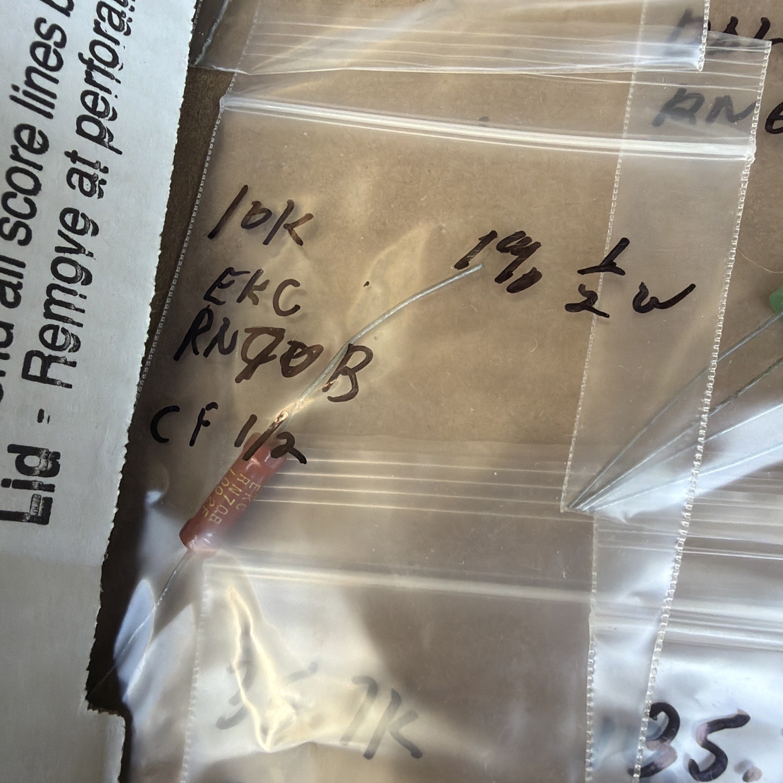 125pc Group Lot Of RESISTORS Dale & Other Mfg Look At Pictures Used #2