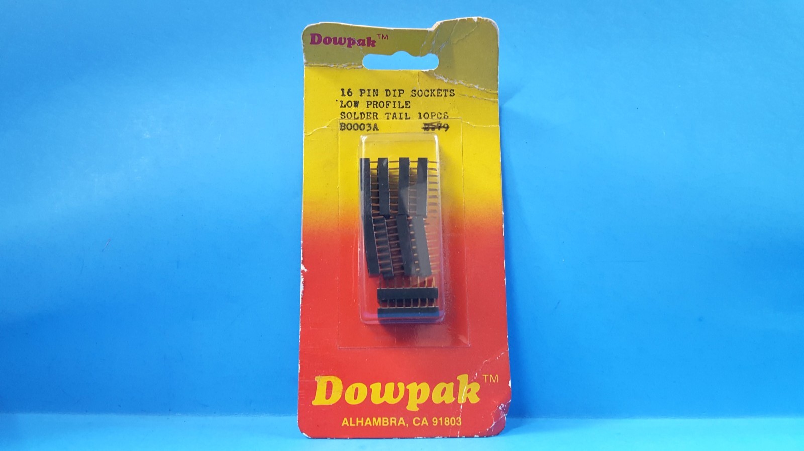 10 pcs- 16pin DIP SOCKETS, DOWPAK, B0003A
