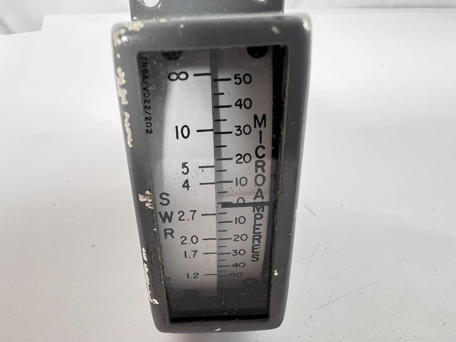 Vintage Analog SWR Microamperes Panel Meter Gauge 458-0815-010 AEM7349