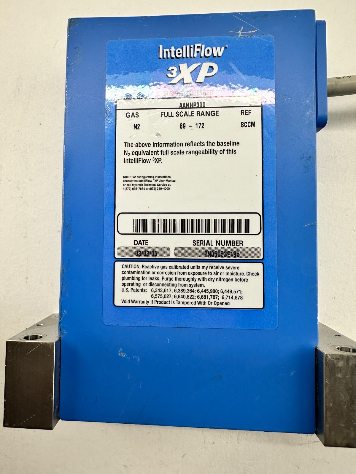 MYKROLIS INTELLIFLOW AANHP300 C4F8 20 SCCM N2