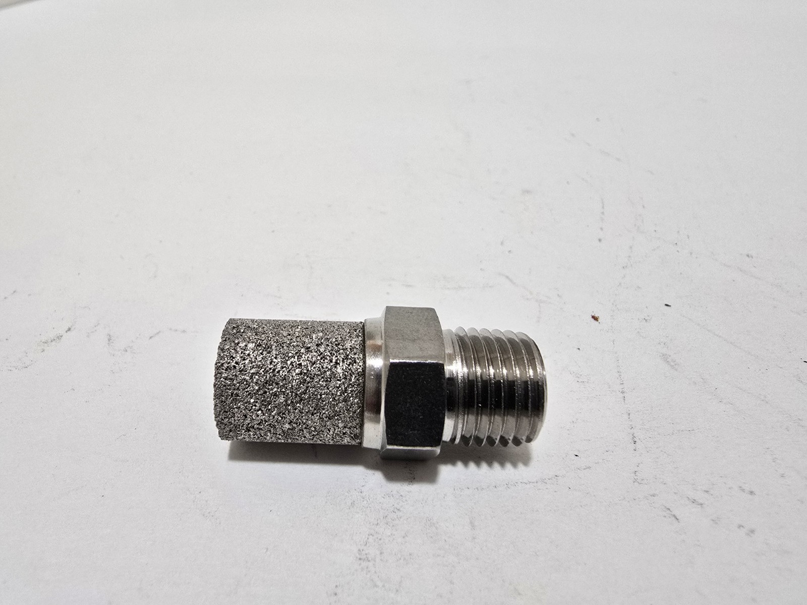 Exhaust Muffler NPT 1/4 Sintered 316 Stainless Steel Pneumatic Air Muffler