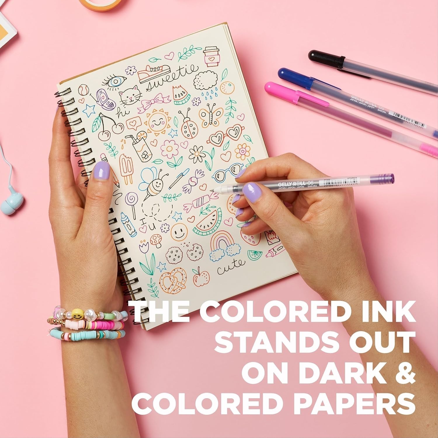 SAKURA Gelly Roll Gel Pens – Gift Set – Ink Pen Set – Art DIY Projects – 74 Pack