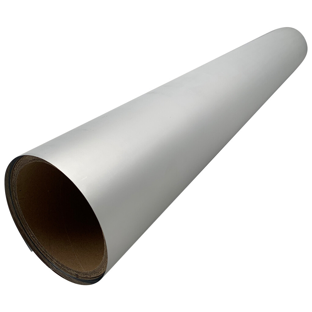 US Stock QOMOLANGMA 24inx328ft Silver DTF Transfer Foil Film Cold Peel for Cloth
