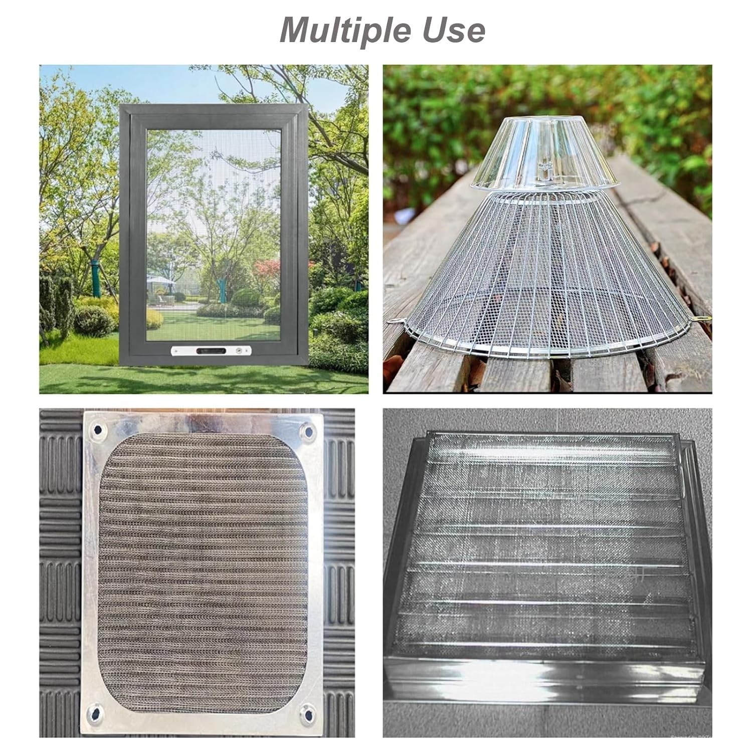 Versatile 304 Stainless Steel Mesh Screen 15.7″x47.2″ – Ideal for Home & Garden