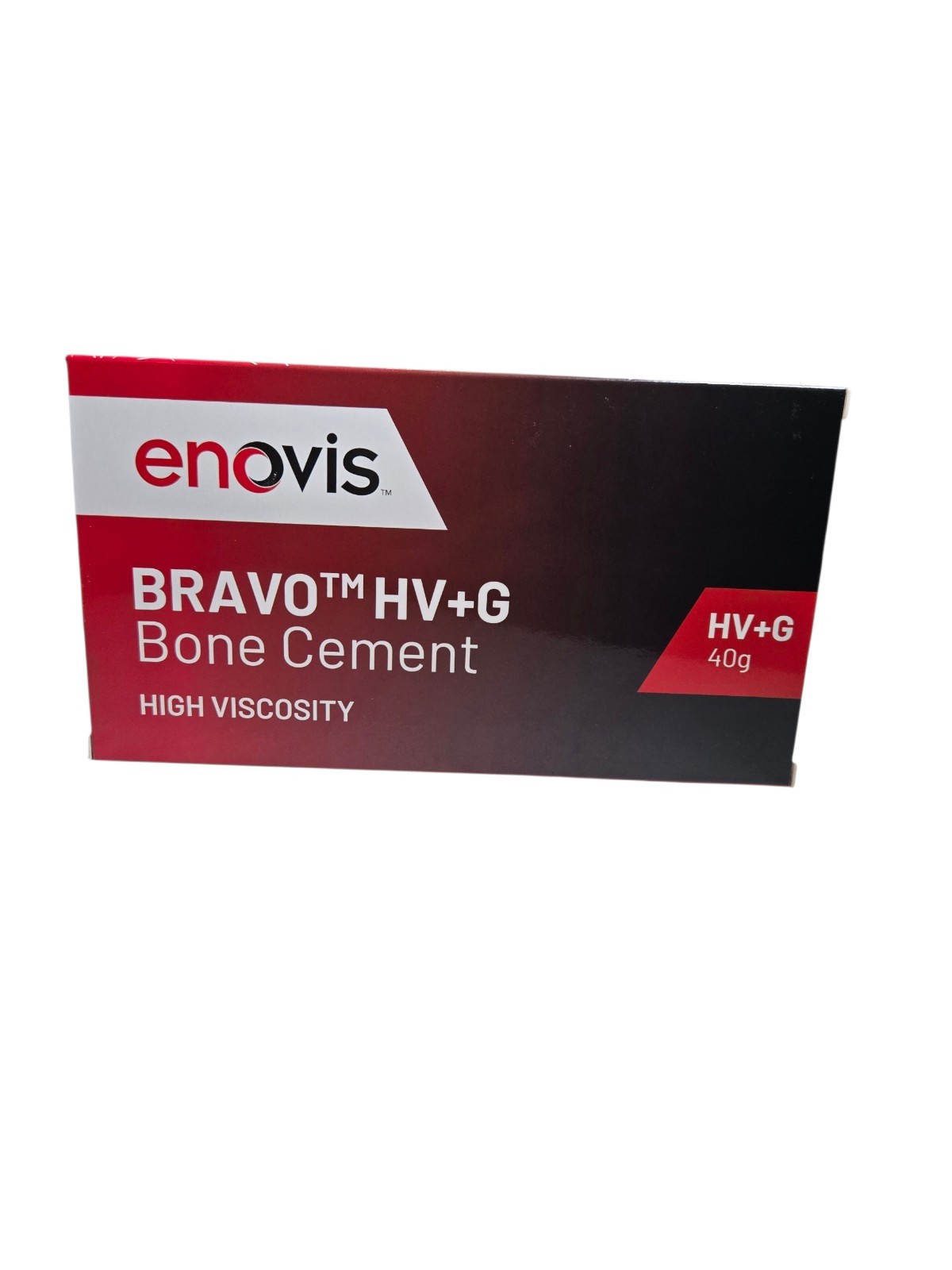 Enovis Bravo HV+G Bone Cement High Viscosity Radiopaque Gentamicin 40g 611-01140