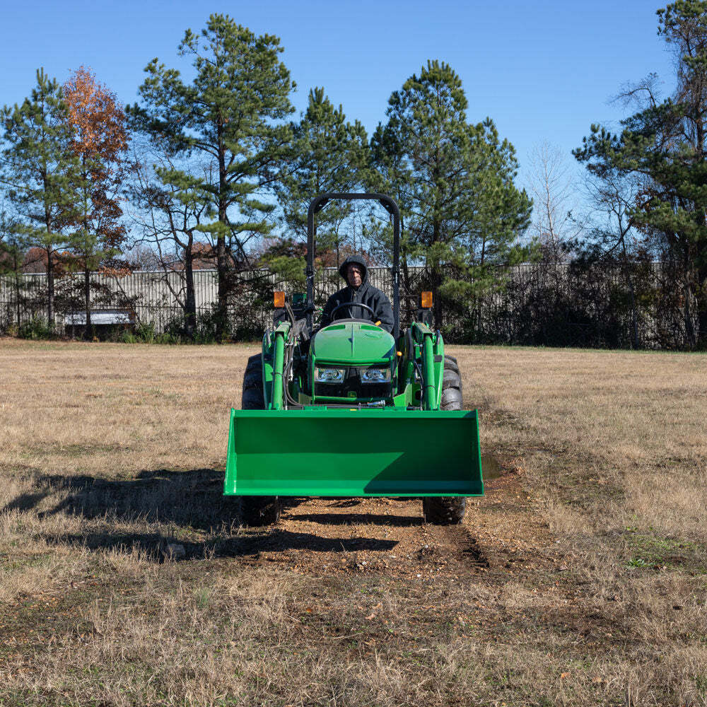 Titan Attachments 5FT Dirt Bucket Attachment Fits John Deere Hook And Pin