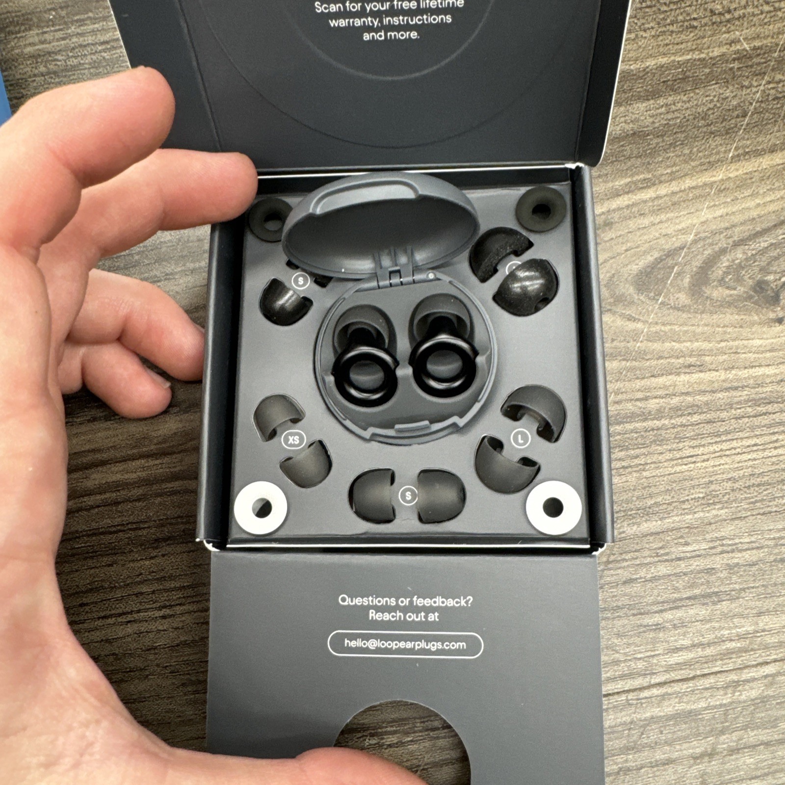 Loop Experience 2 – Ear Plugs Black – Opened Box