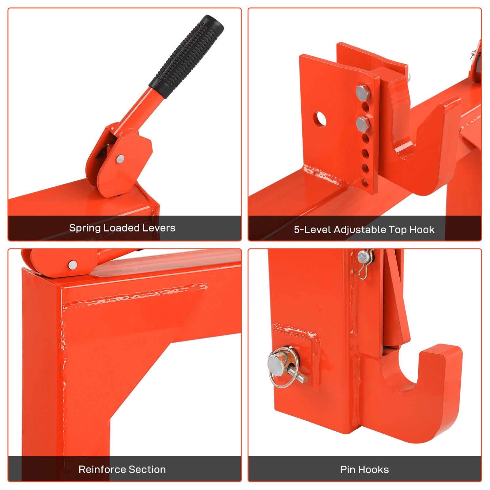 3 Point Quick Hitch Adapter Attach For Category 1 & 2 Cat 1 Cat2 Tractor 3000lb