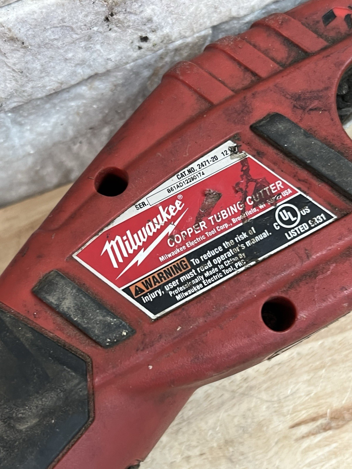 Milwaukee 2471-20 M12 Cordless Copper Tubing Cutter – FOR PARTS OR REPAIR