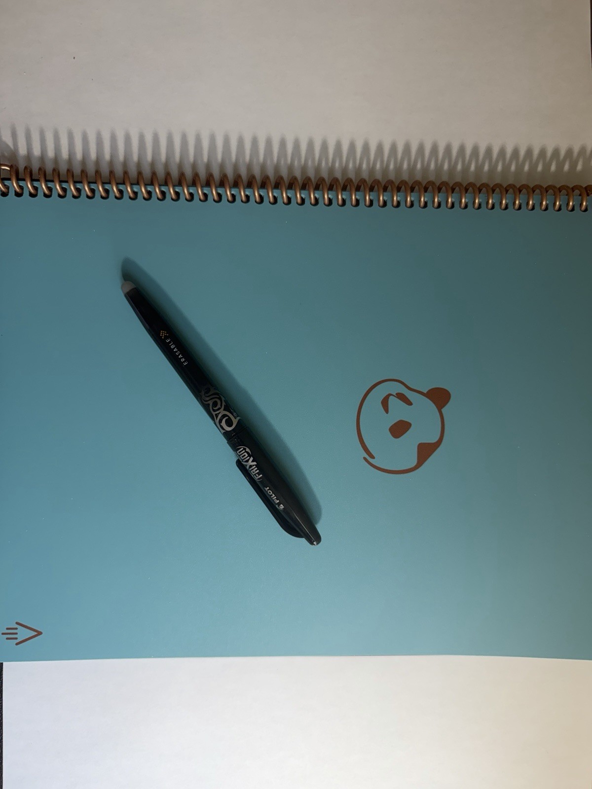 Rocketbook Panda Planner The Endlessly Reusable Intelligent Notebook Light Blue