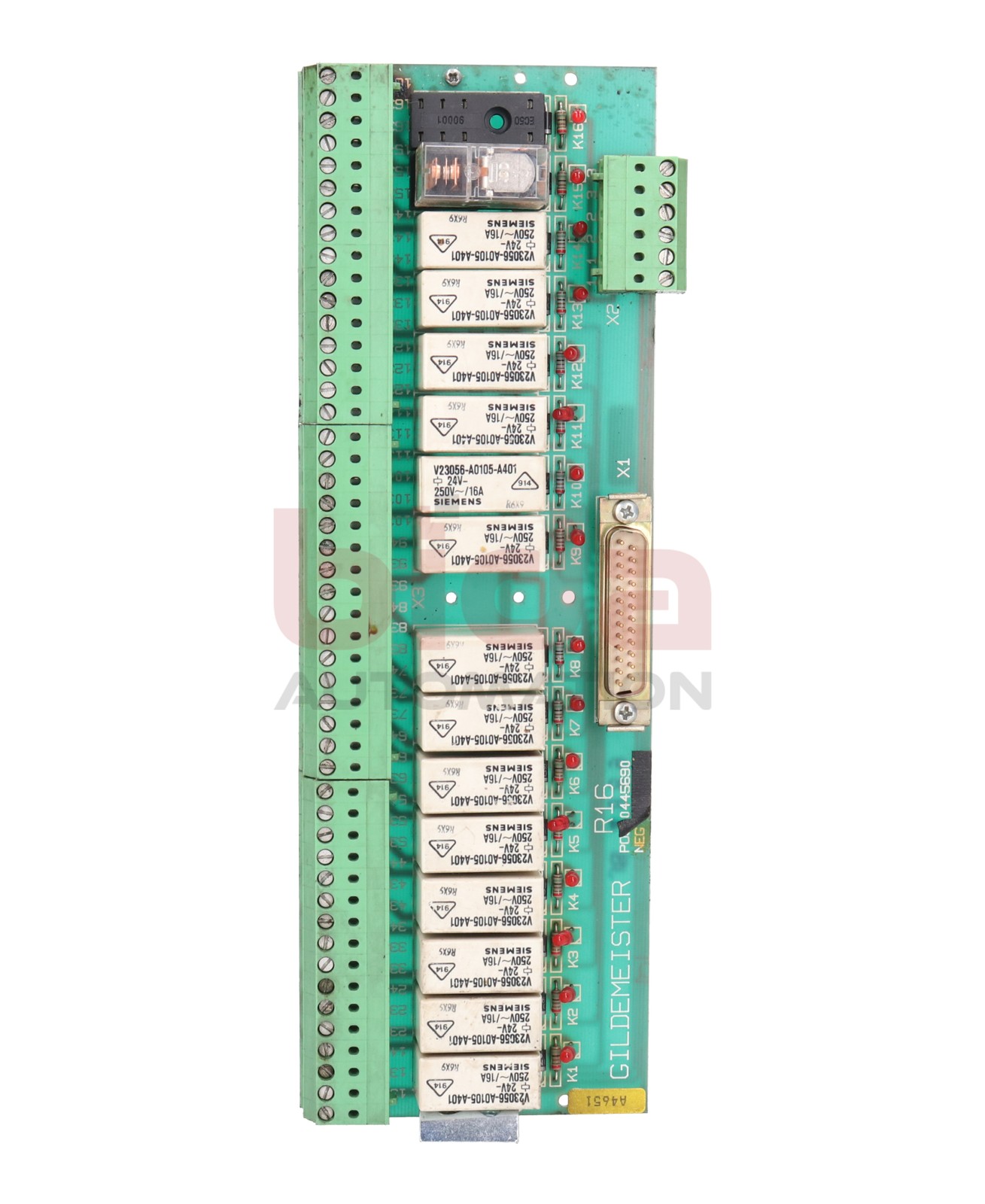 Gildemeister R16 POS 0445690 Relaisplatine Relay Board