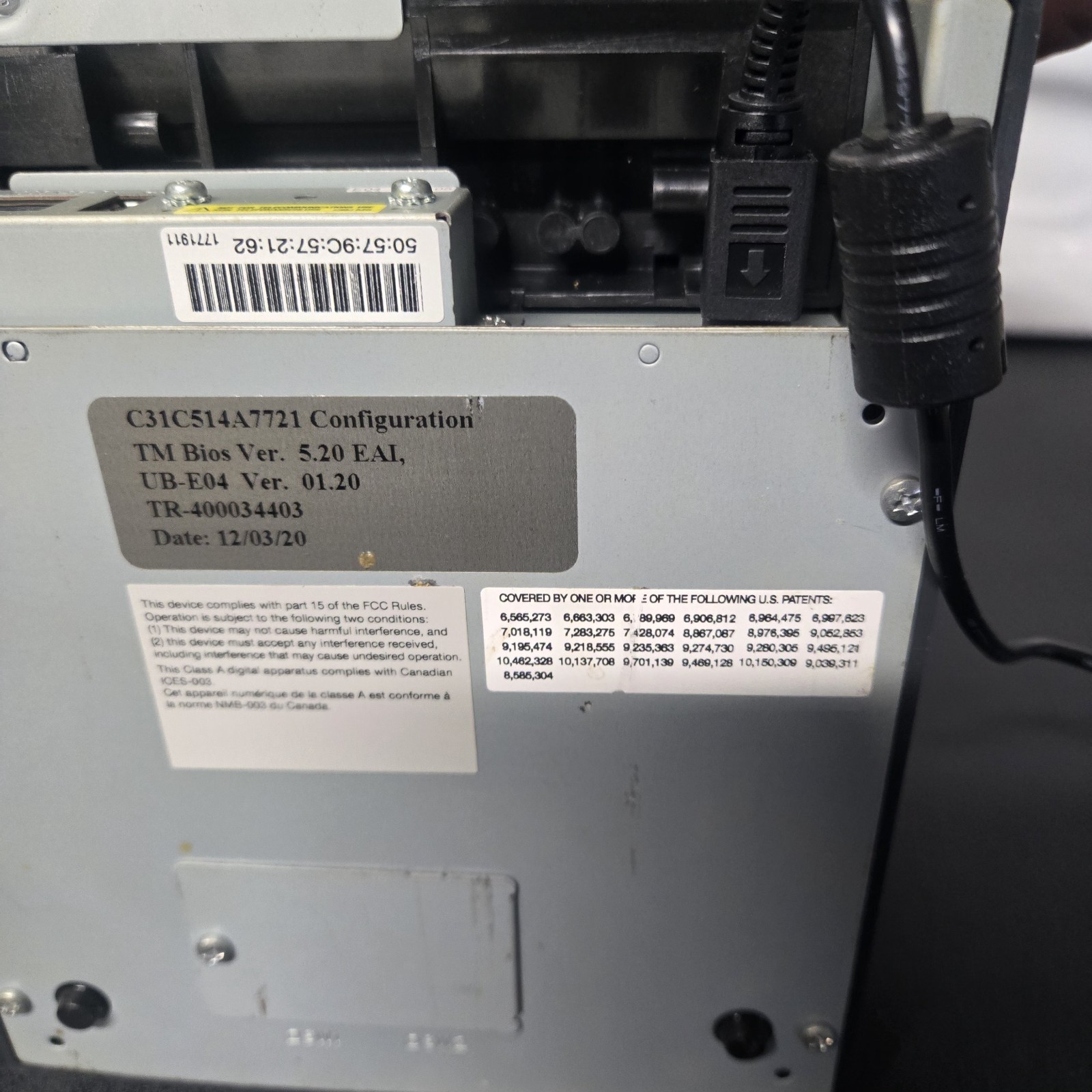 EPSON TM-U220B (767) M188B Dot Matrix POS Receipt Printer Ethernet