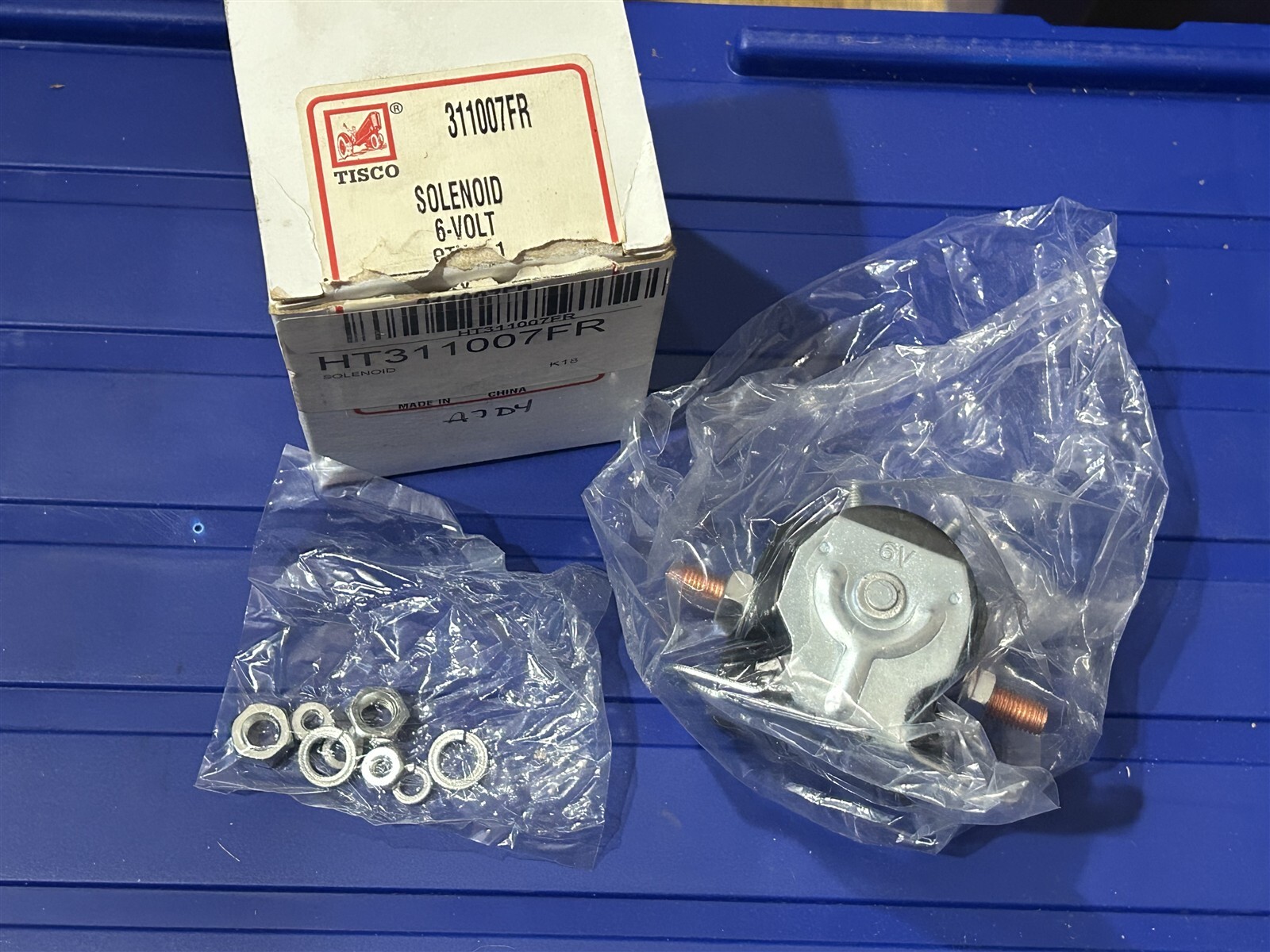 Tisco New Old Stock Part # 311007FR 6 VOLT SOLENOID