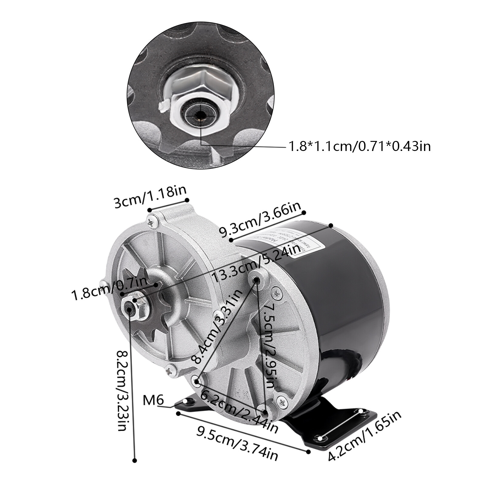 Electric Motor, Gear Reduction Electric Motor, Geared Reduction Motor 2750RPM