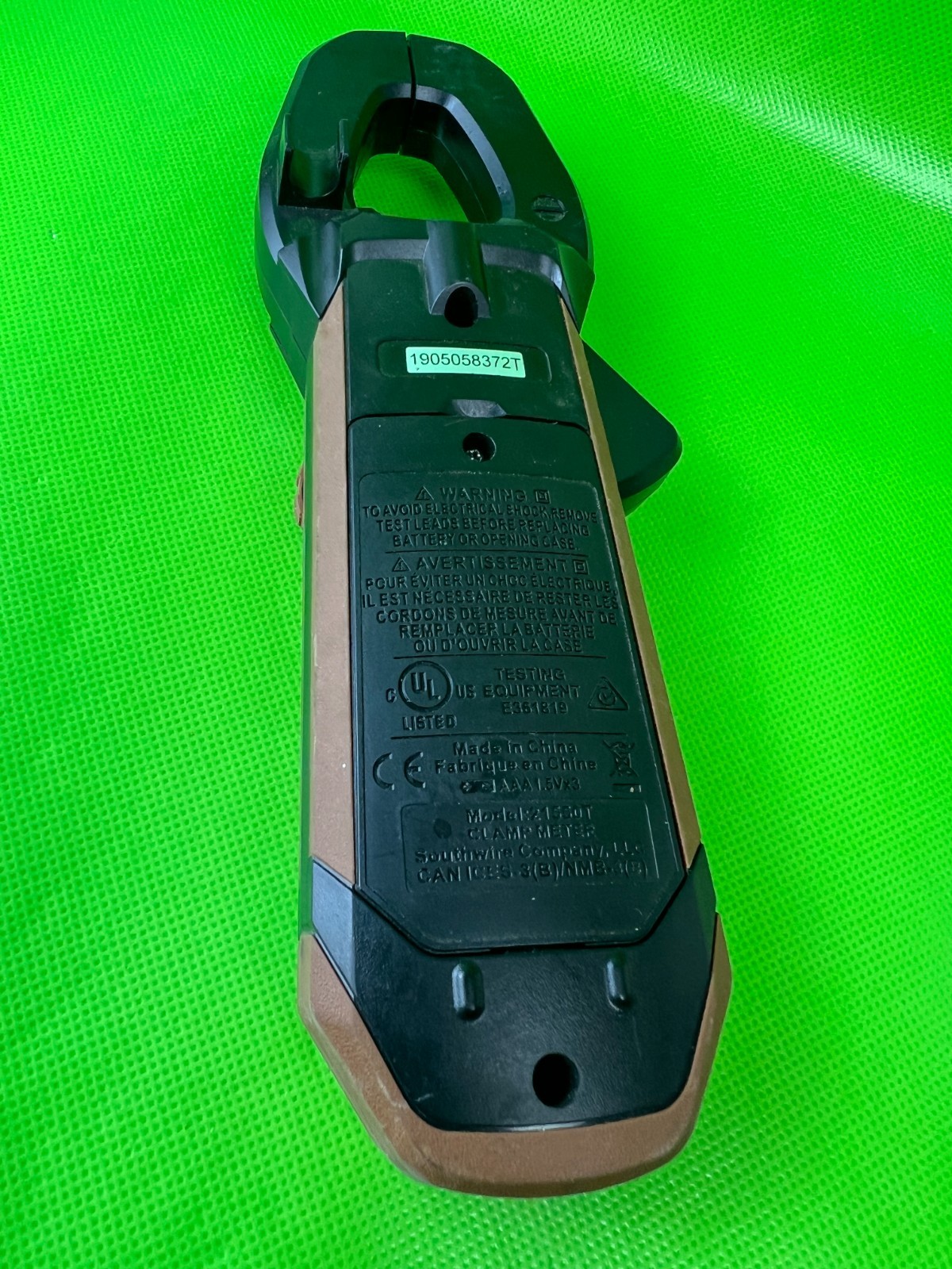 True RMS Southwire 21550T Clamp Multi Meter
