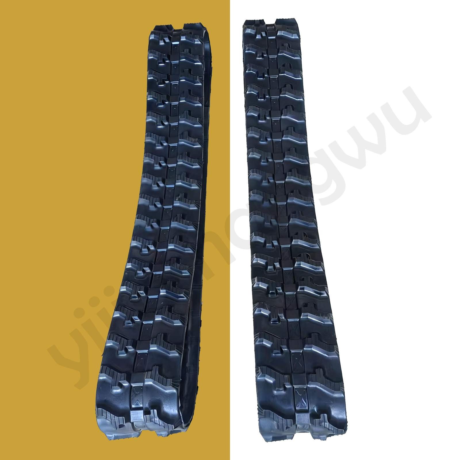 180*72*37 Size Two Pcs Rubber Track for Mini Mini Excavator