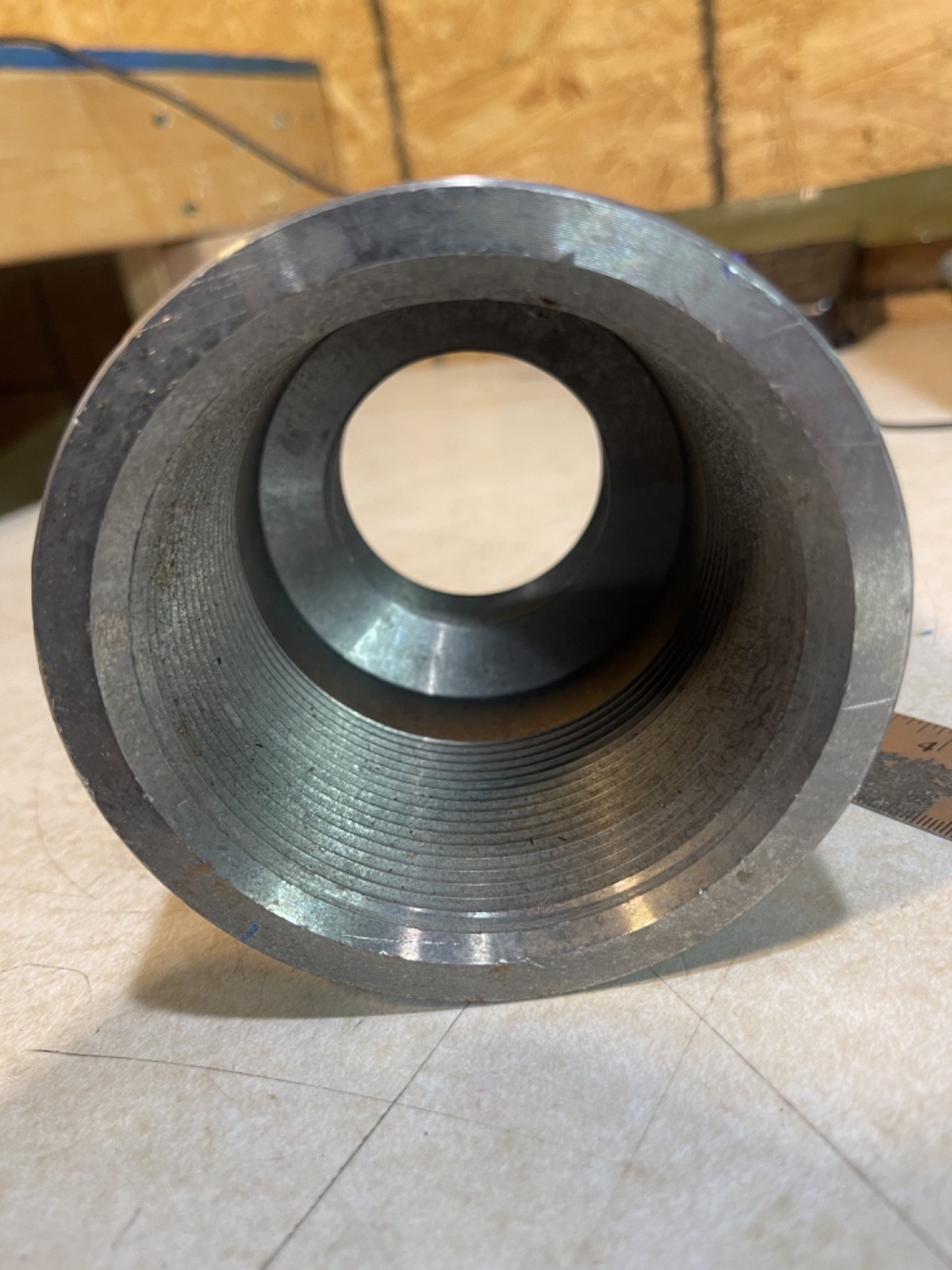 Reducing Coupling: Forged Steel, 3 in x 2 in Female NPT x Female NPT (N3)