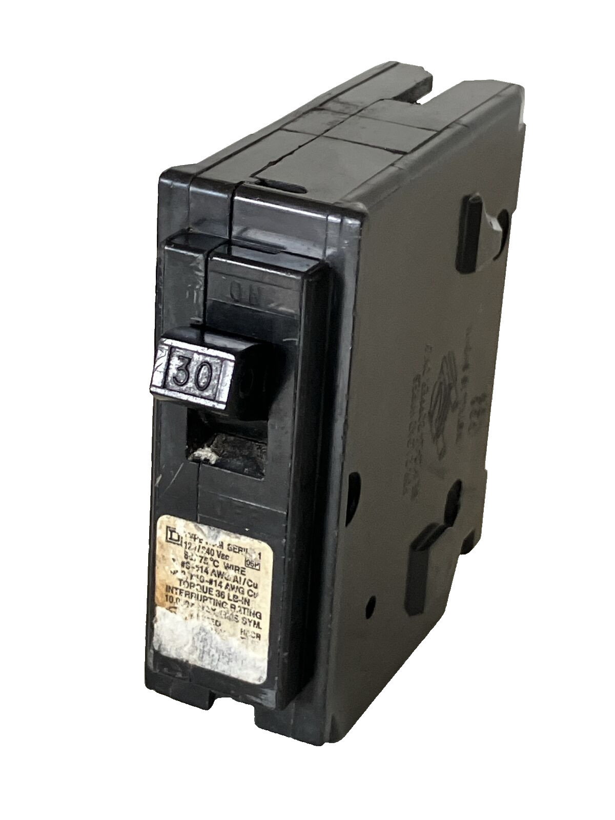 Square D HOM130CP 30 A Miniature Circuit Breaker