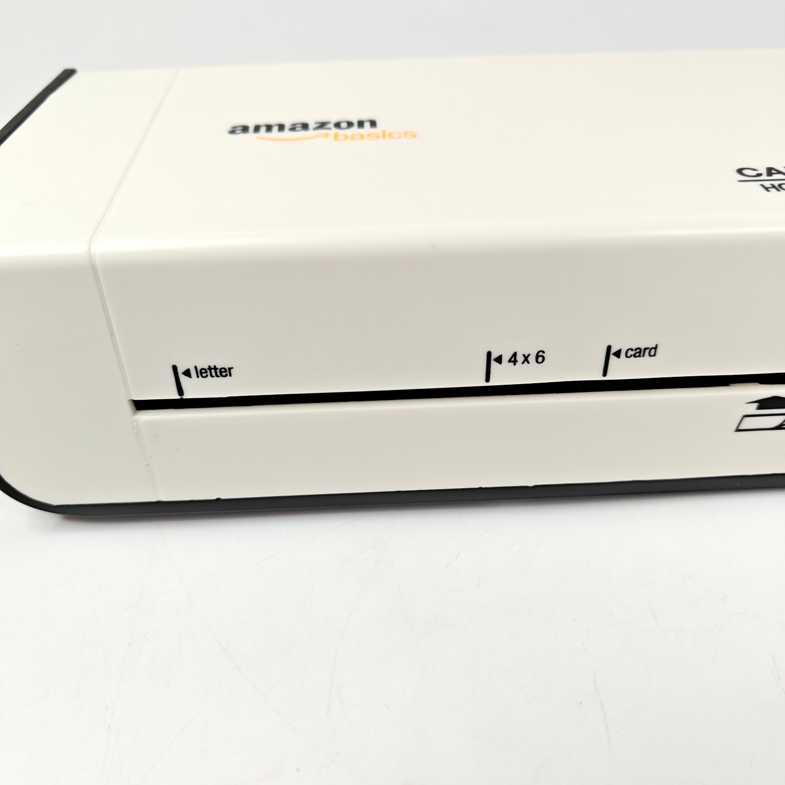 Amazon Basics PL9-US 9-Inch Thermal Laminator Machine White NEW w/Sample Pouchs