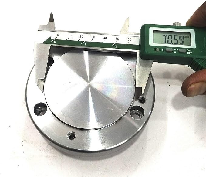 Back Plate for Rotary Table to Mount Chuck (Dia 100mm, Recess 70mm)-USA FULFILL