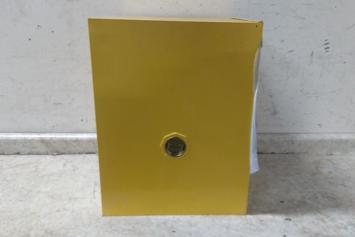 Justrite 890400 4 Gal Cap Yellow Steel Flammables Safety Cabinet