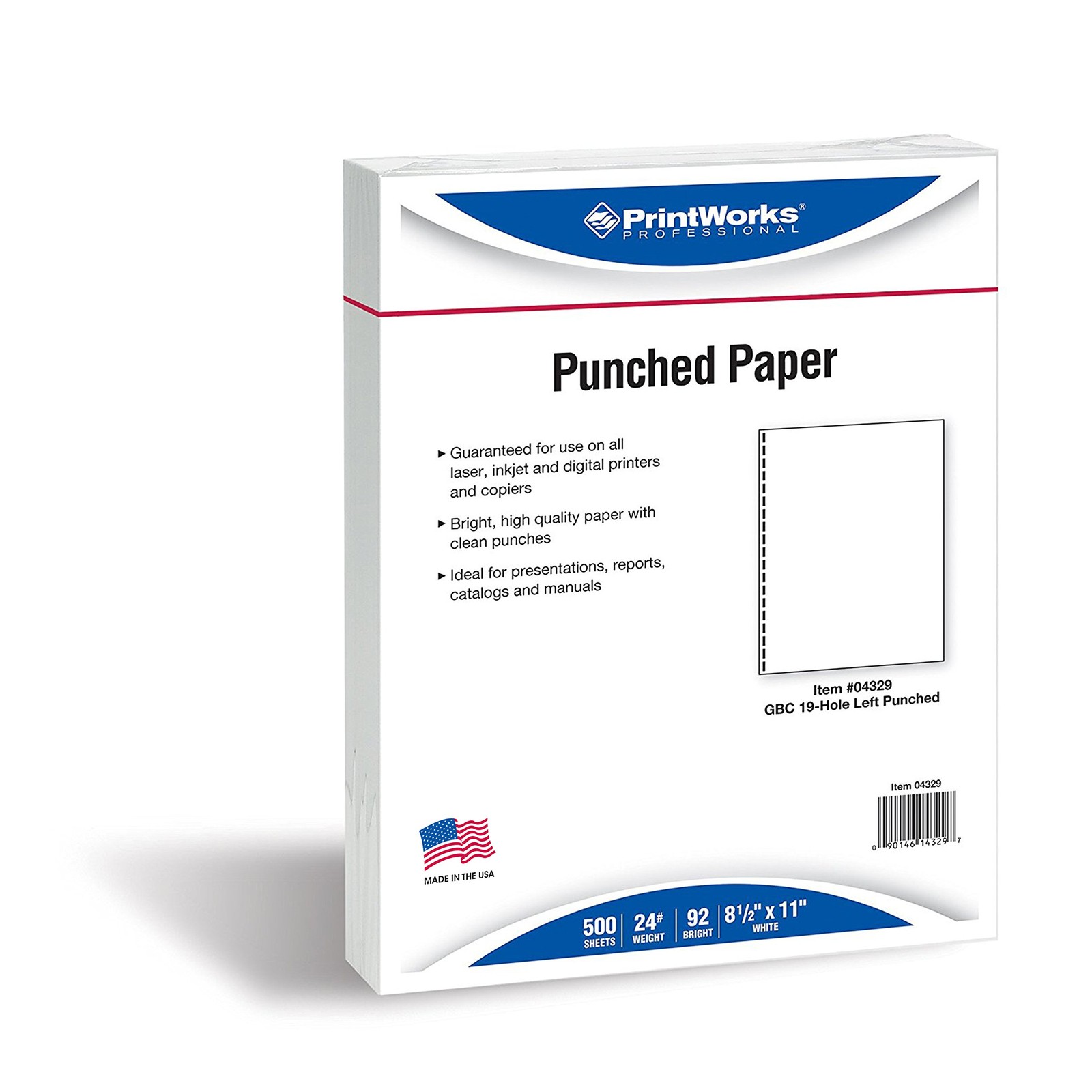 Professional GBC 19 Hole Comb Binding Pre-Punched Paper – Book Binding Printe…