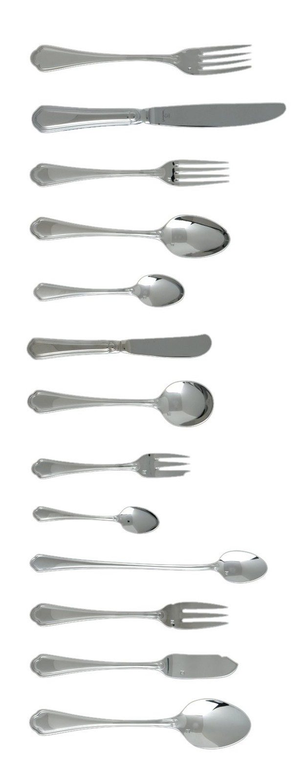 Fortessa Medici 18/10 Stainless Steel Flatware Fish Knife, Set of 12