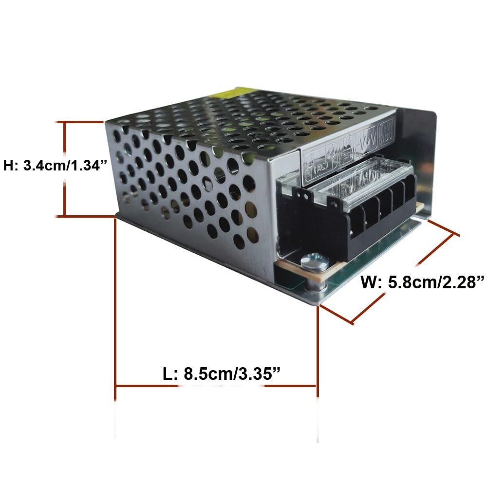 AC110V 220V to DC12V 5A 60W Switching Power Supply Adapter LED CCTV Driver