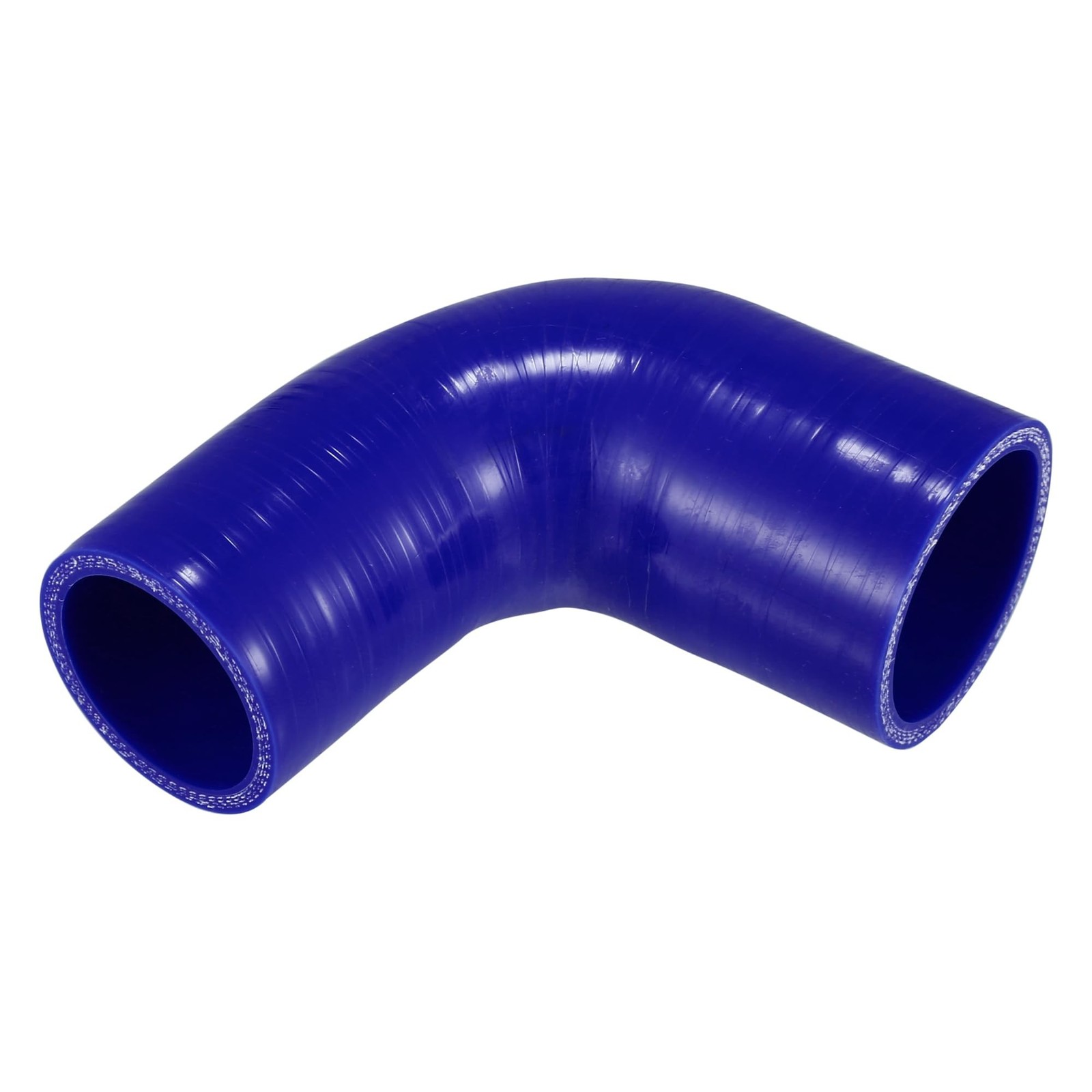 X AUTOHAUX 1 Pcs 45mm/1.77″-51mm/2.01″ ID 90mm/3.54″ Length 90 Degrees Blue C…