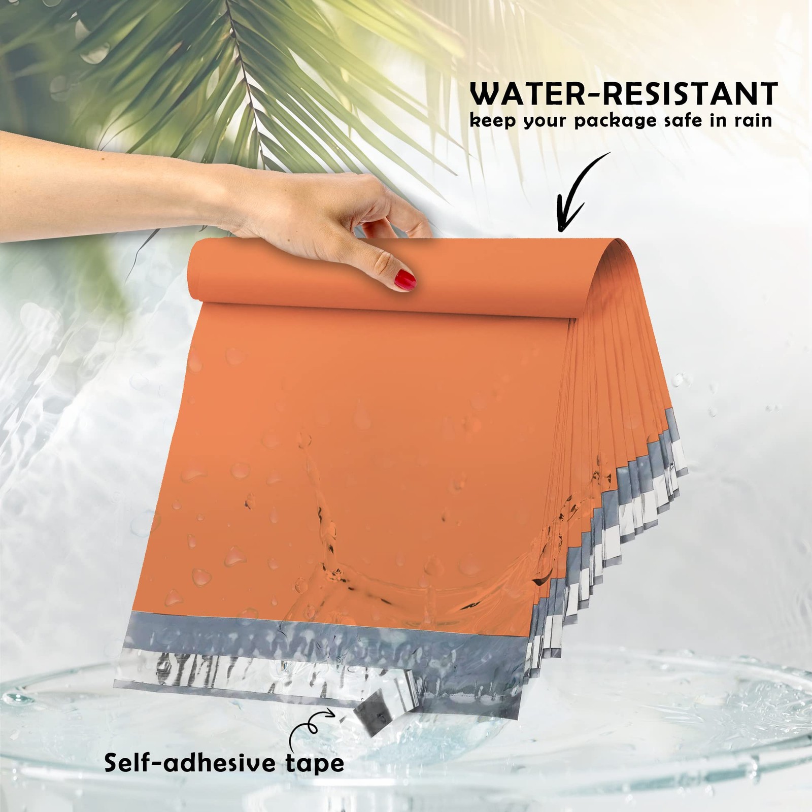 Yens Poly Mailers 14.5X19 100 Pack Orangestrong Self Seal Adhesive Envelopes
