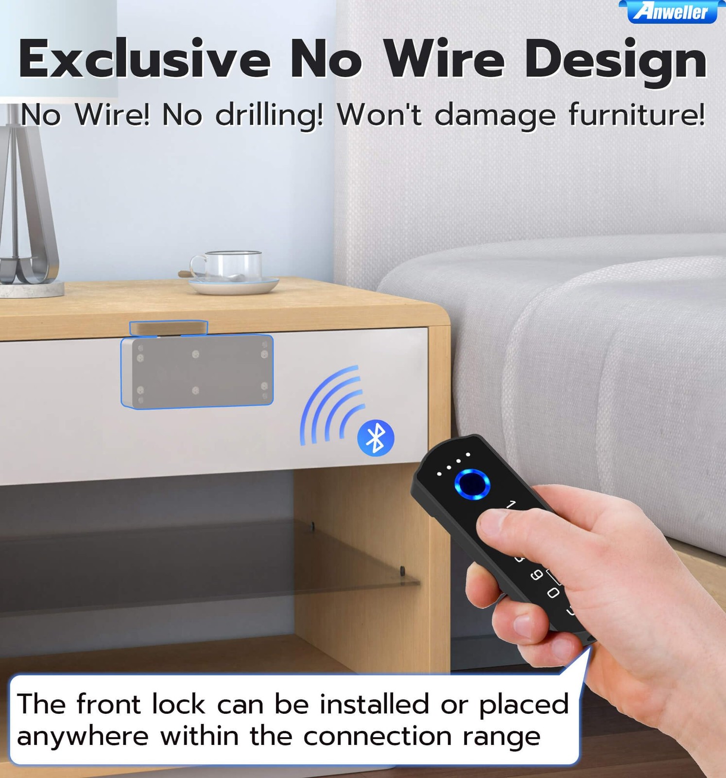 Baby Proofing Smart Cabinet Locks, Child Proof Fingerprint Drawer Locks, Hidd…