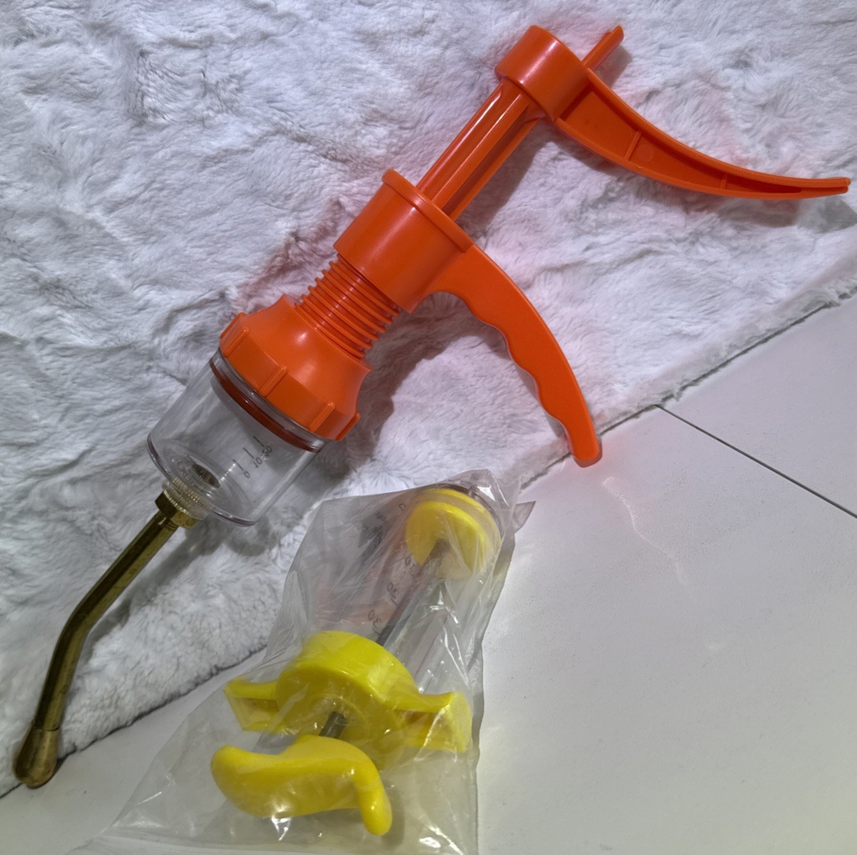 Semi Auto Livestock Syringe 15” 50ml + Standard Style Syringe