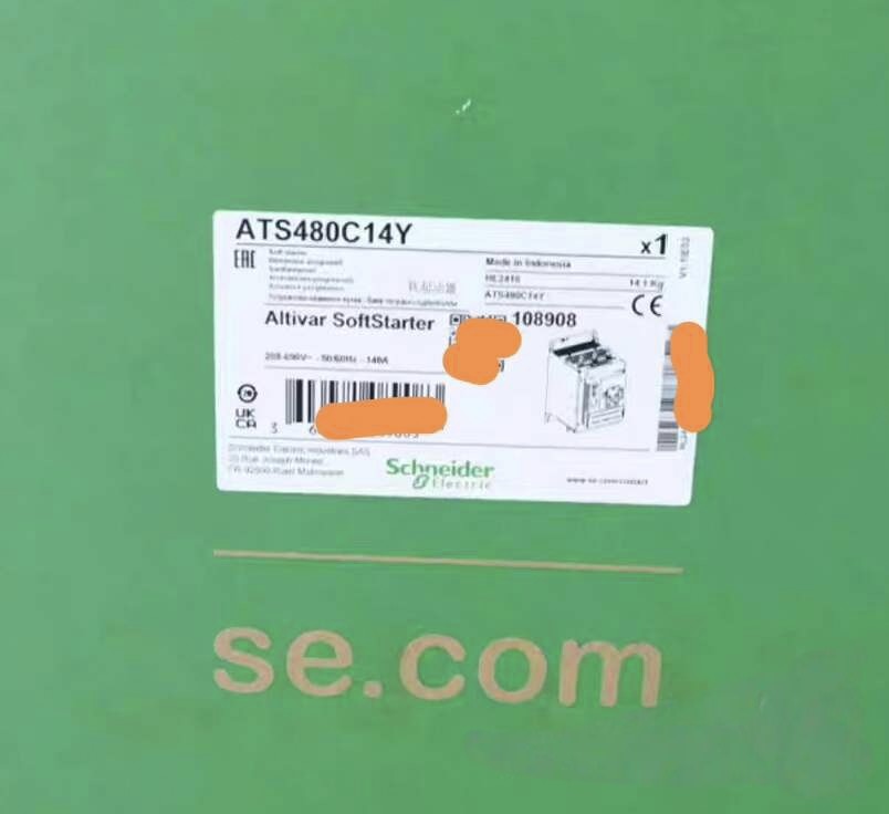 Schneider Electric ATS480C14Y 208 to 690VAC Input Voltage Soft Start