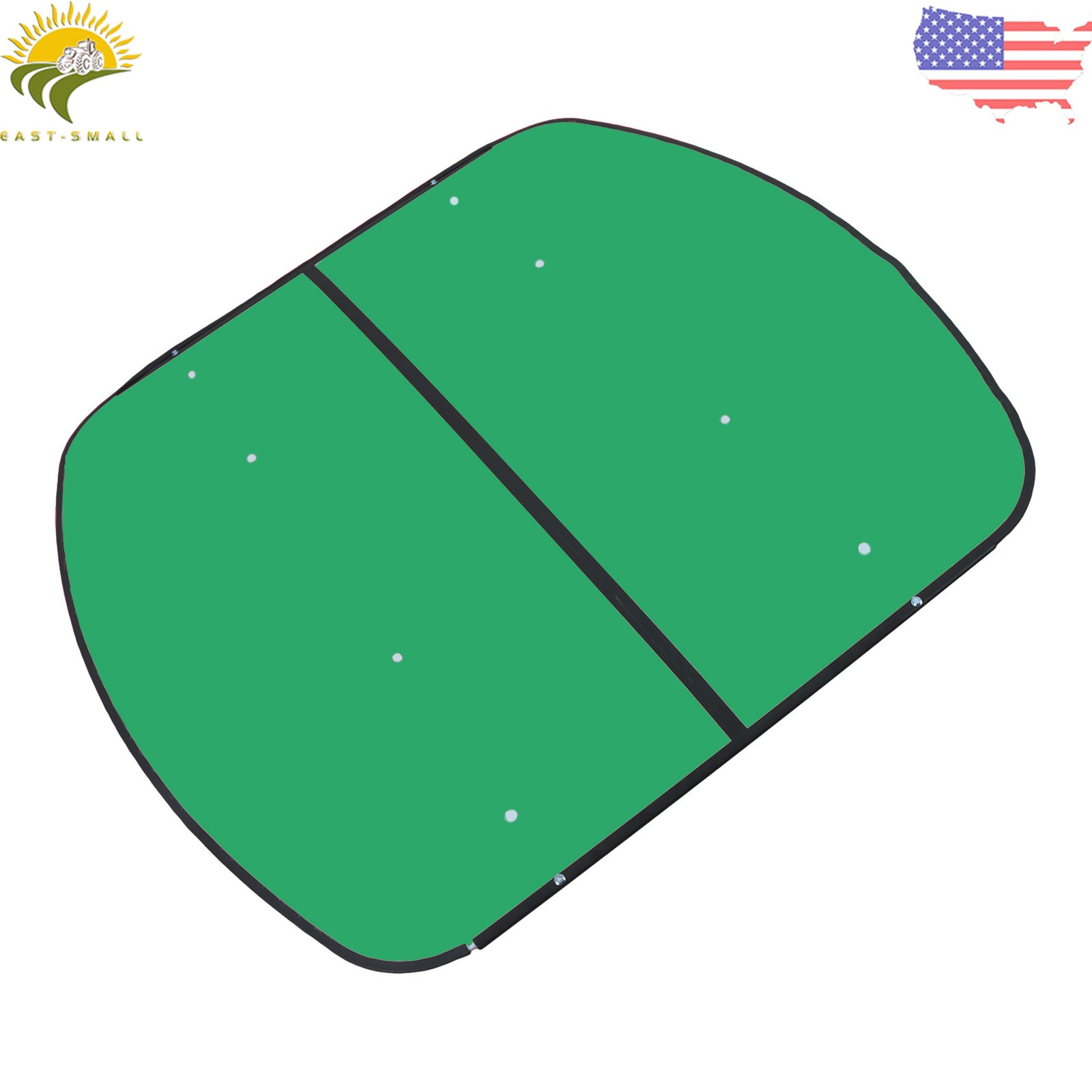 Tuff Top Tractor Canopy 52″ × 52″ For John Deere 2″ x 2″ or 2″ x 3″ Rops Green