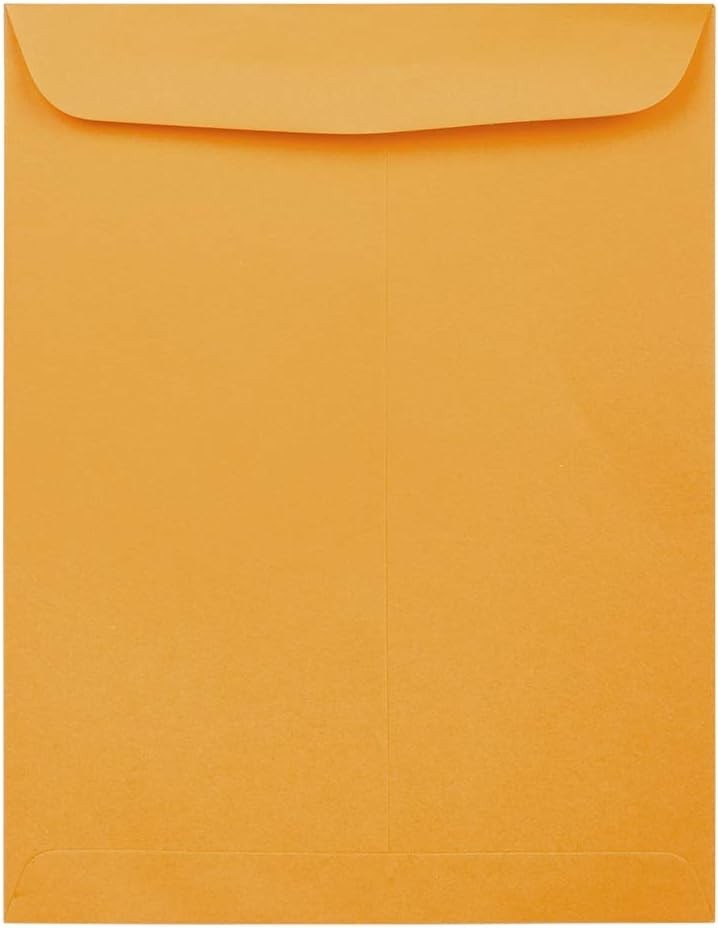 12 x 15 1/2 Open End Catalog Commercial Envelopes – Brown Kraft Manila – 25/Pack