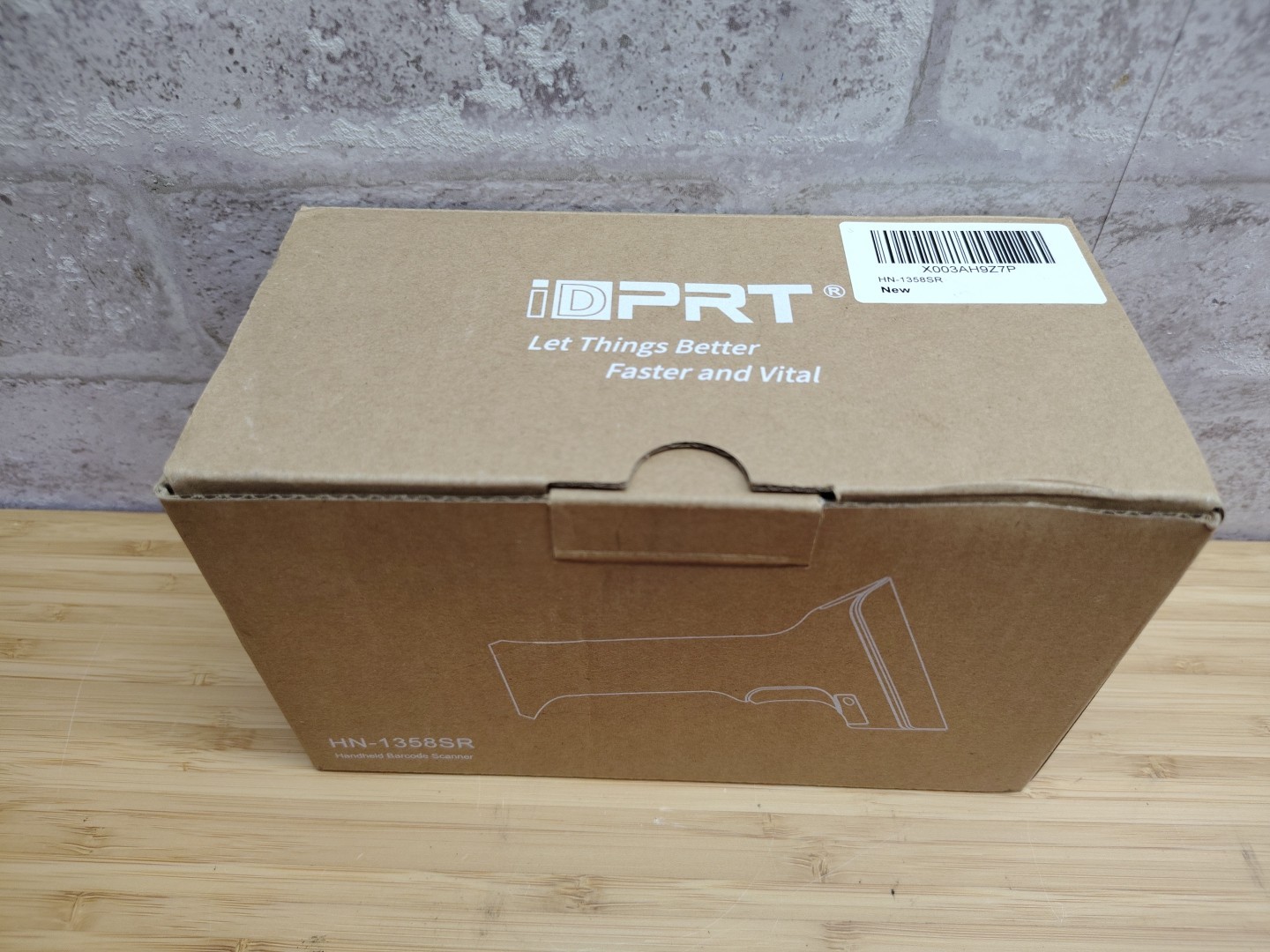 IDPRT HN-1358SR Handheld Barcode Scanner Bluetooth & USB-C Type
