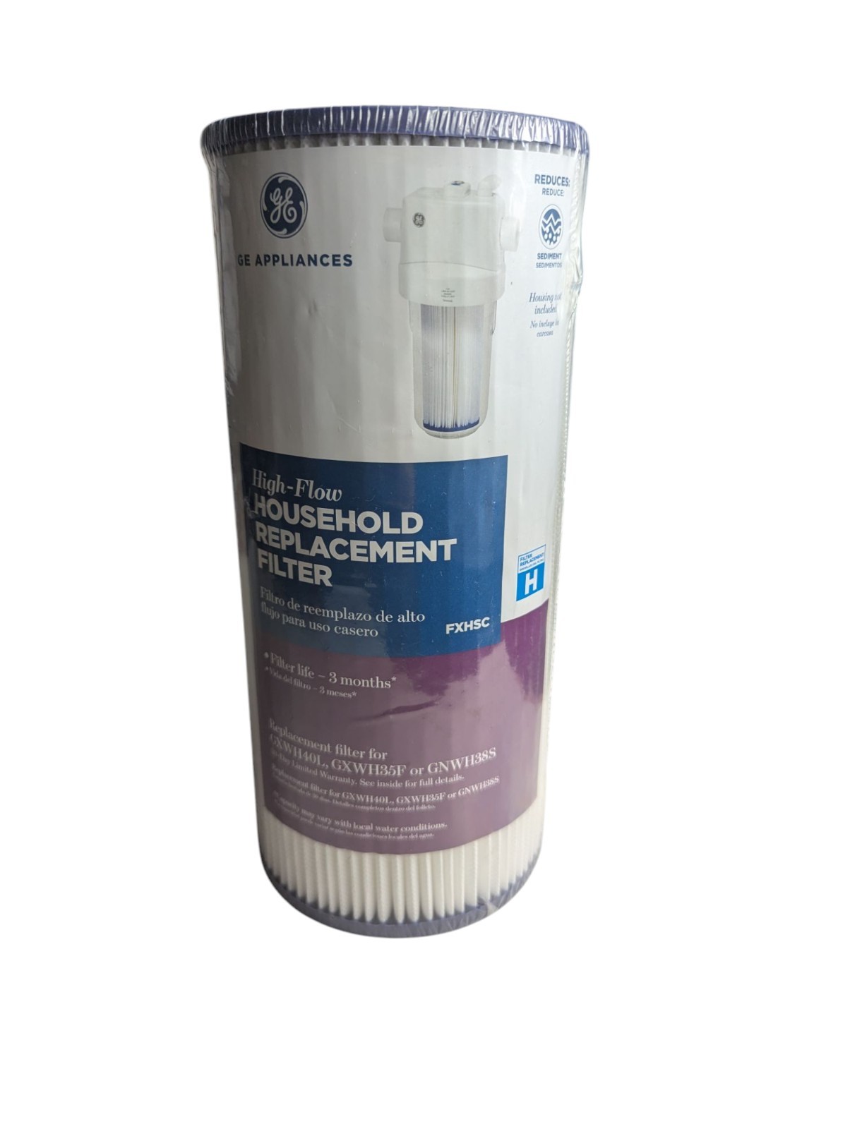 High-Flow GE FXHSC 30 Micron 3 Month Filter Replacement H NEW SEALED
