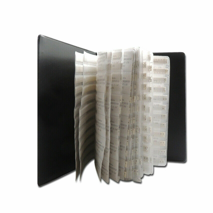0201/0402/0603/0805/1206 SMD Resistor/Capacitor Inductor Samples Book Assort Kit