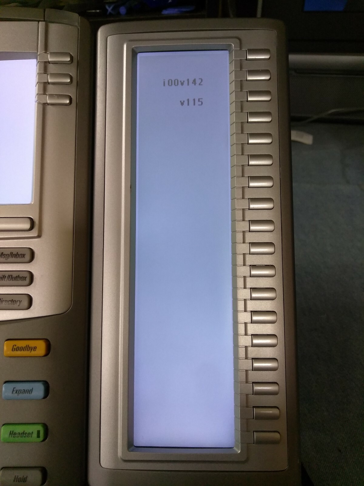 1140E w/AOM Avaya Nortel IP Phone English Text (700500575, NTYS05BFE6 + NTYS08)
