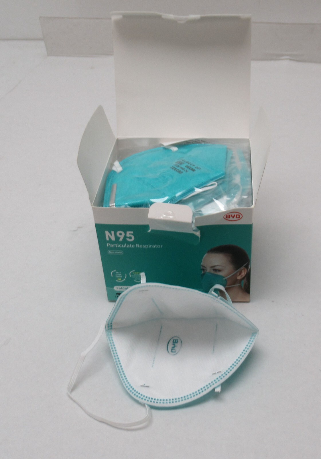 N95 Face Mask Medical Respiratory Protection for 95% Filtering Efficiency Level