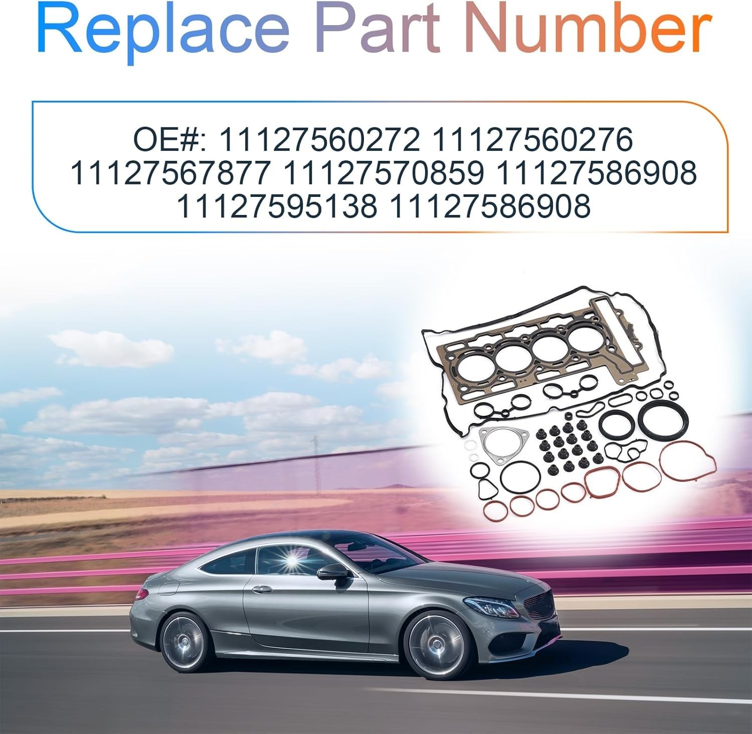 N14 Engine Cylinder Head Gasket Set Fits for R55 R56 R57 Mini Cooper 2007-2012 1
