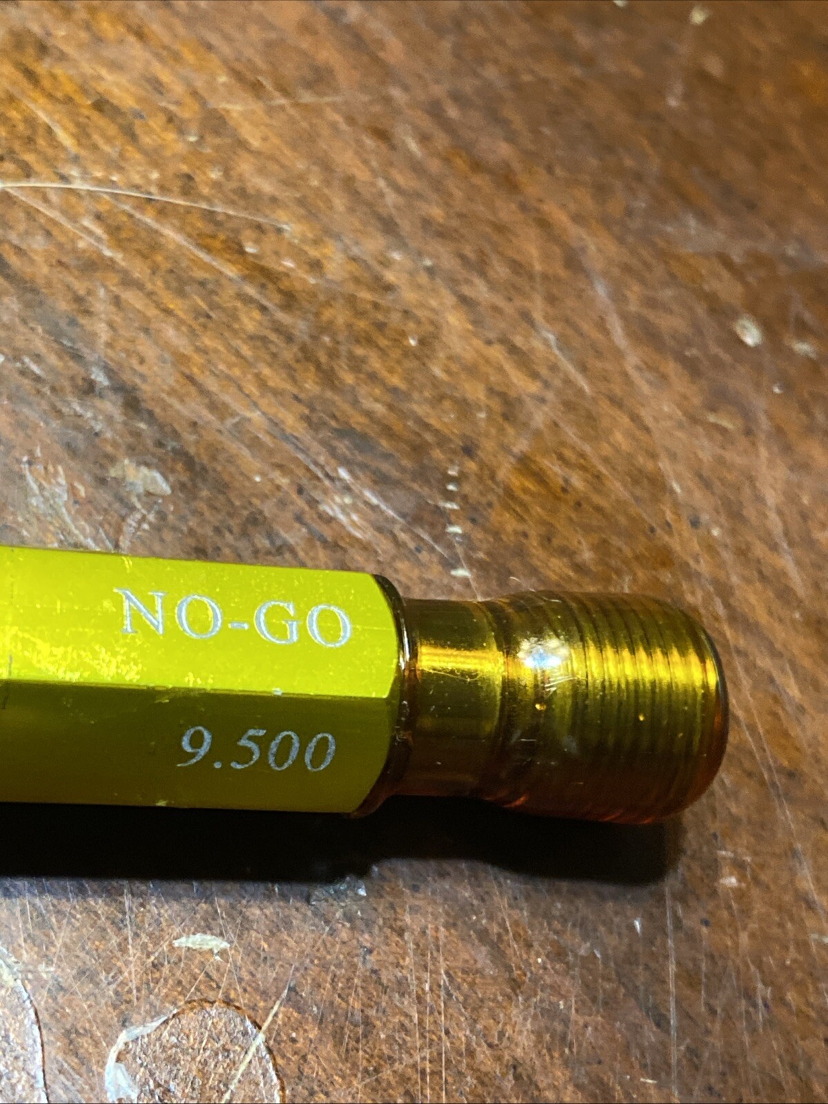Vermont M10.0 x 1.00 6H Thread Gage Go 9.350/No Go 9.500 Thread Plug Gage (T16)