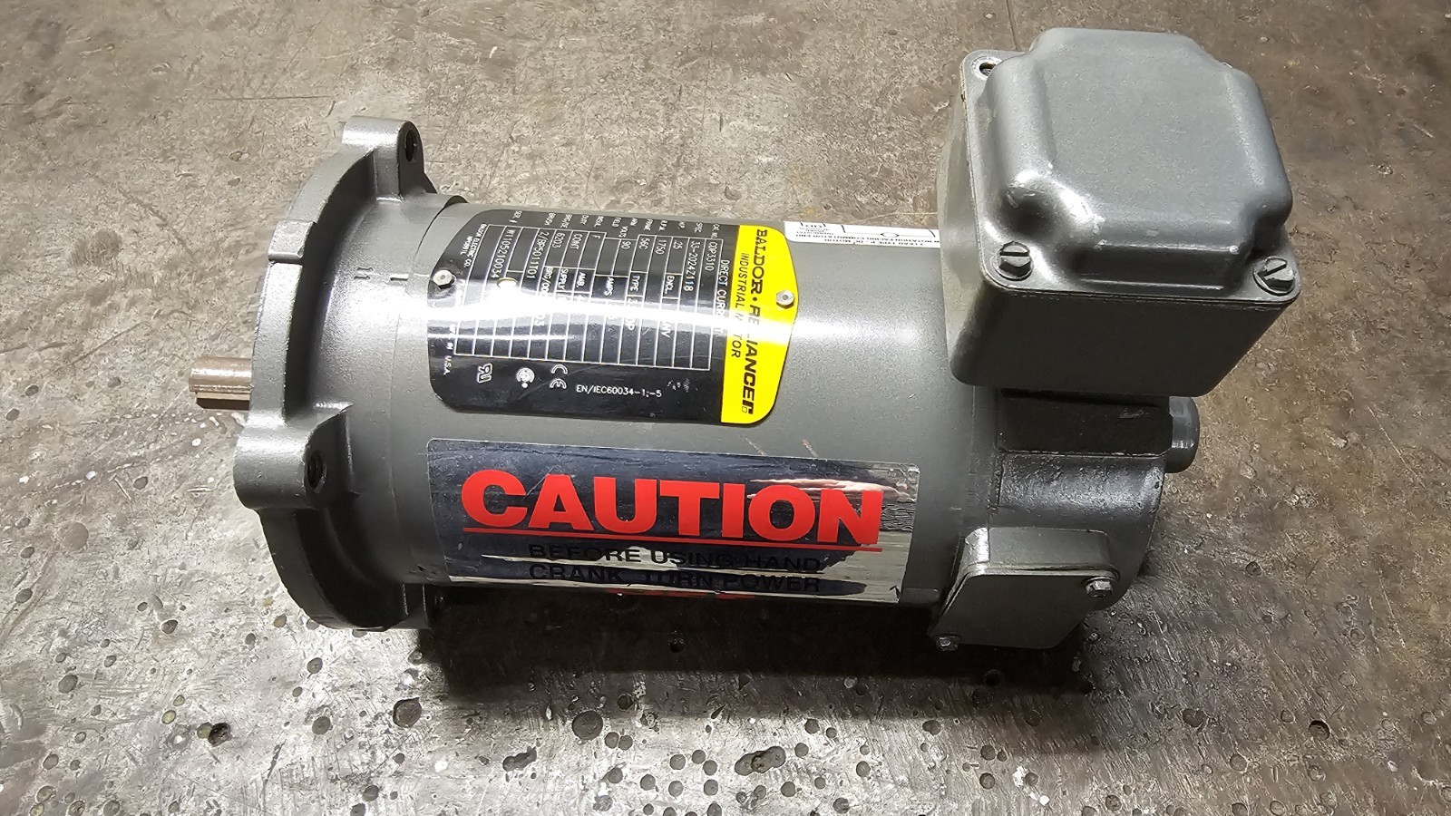 Baldor CDP3310 Direct Current Motor 56c 1/4hp 1750rpm 90v-dc SHIPS FREE