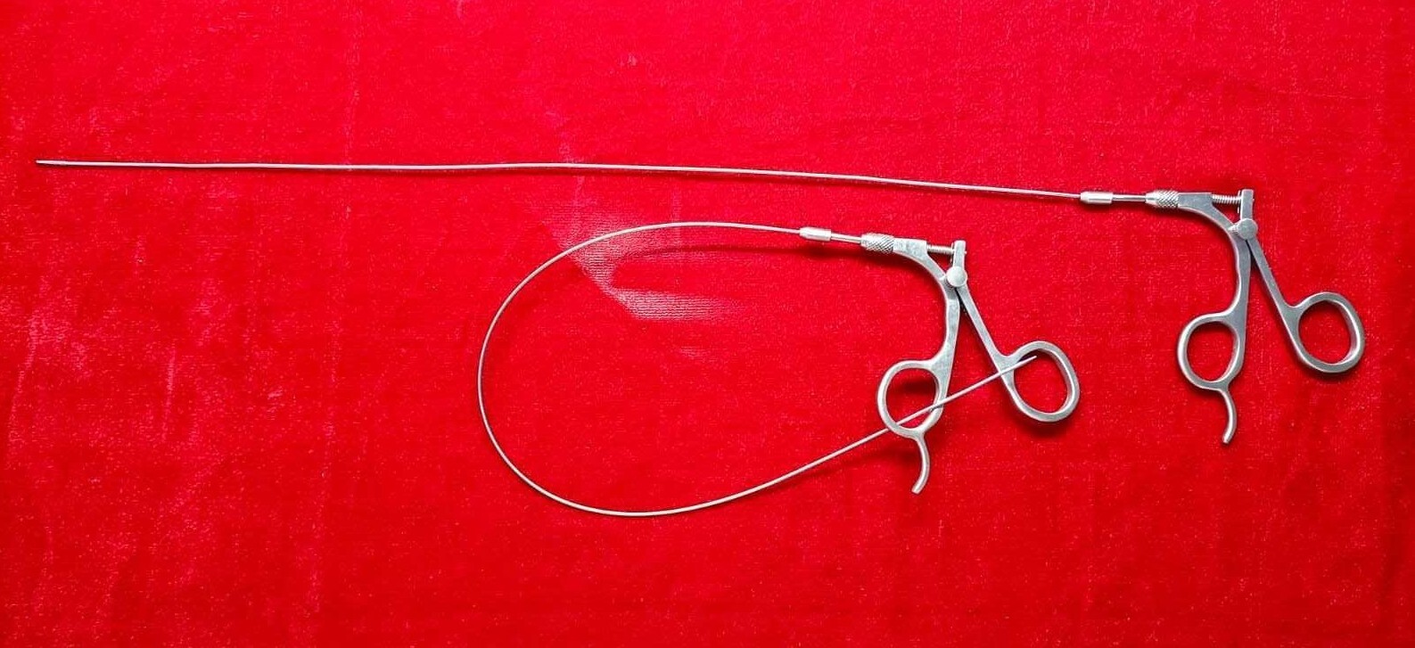 2pc – Hysteroscopy Flexible Scissor 4FR 40CM Reusable Surgical Instruments
