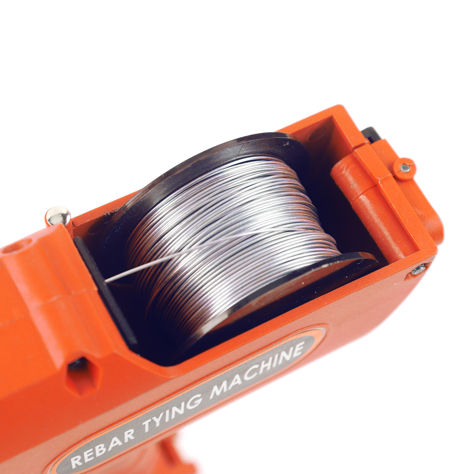 2 Battery Automatic Rebar Tying Machine Electric Rebar Tier Tool 8-34mm 4500Mah