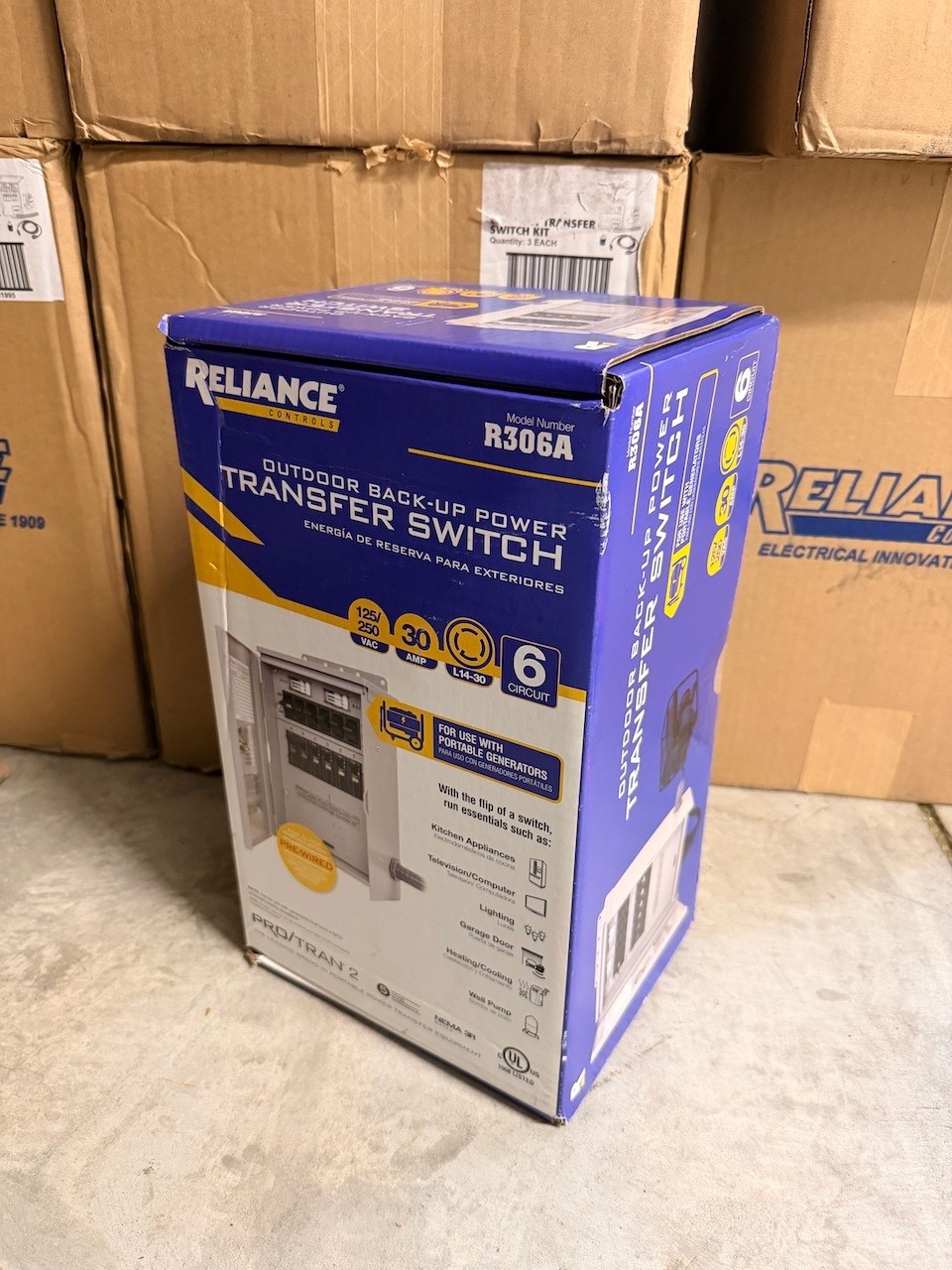 Reliance Controls R306A Outdoor Transfer Switch